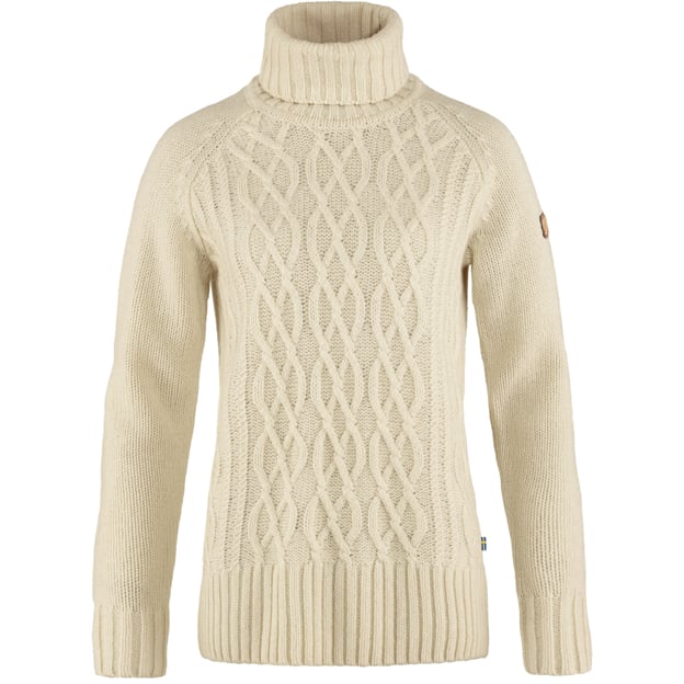 Övik Cable Knit Roller Neck W - Image 5