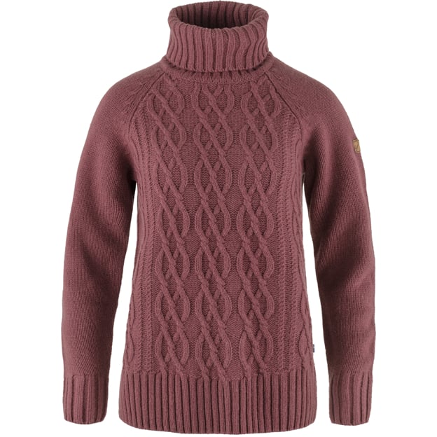 Övik Cable Knit Roller Neck W - Image 7